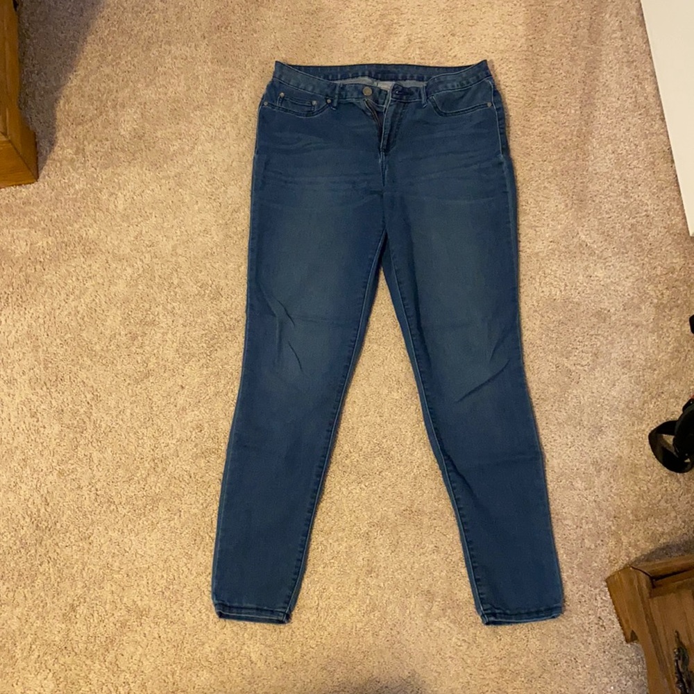 Skinny Blue Jeans